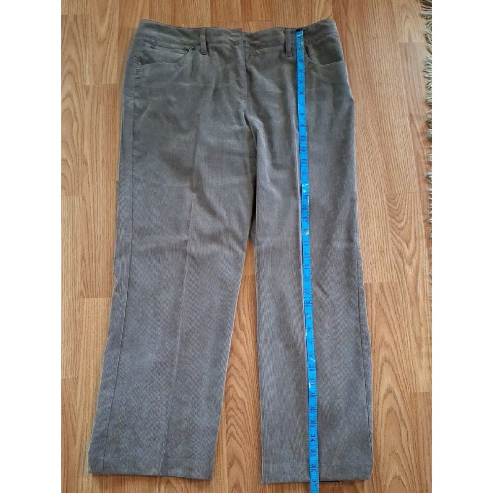 Larry Levine Gray Corduroy Pants (Mis376)
